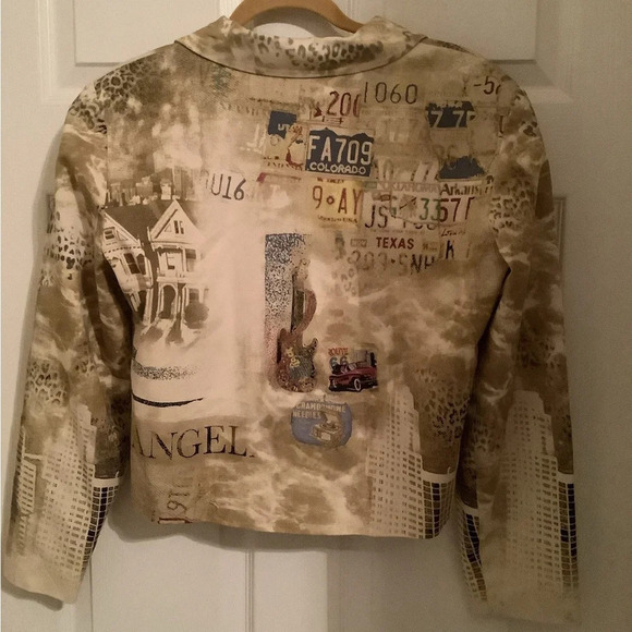 NANCY BOLEN~ CITY GIRL~GORGEOUS UNIQUE BLAZER~S-M - Picture 4 of 7